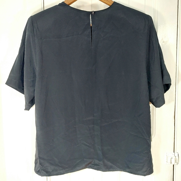 Vintage Alyssa Carr Blouse & Coulottes Matching 2-Piecee Loungwear Set Sz 10 - Picture 6 of 16